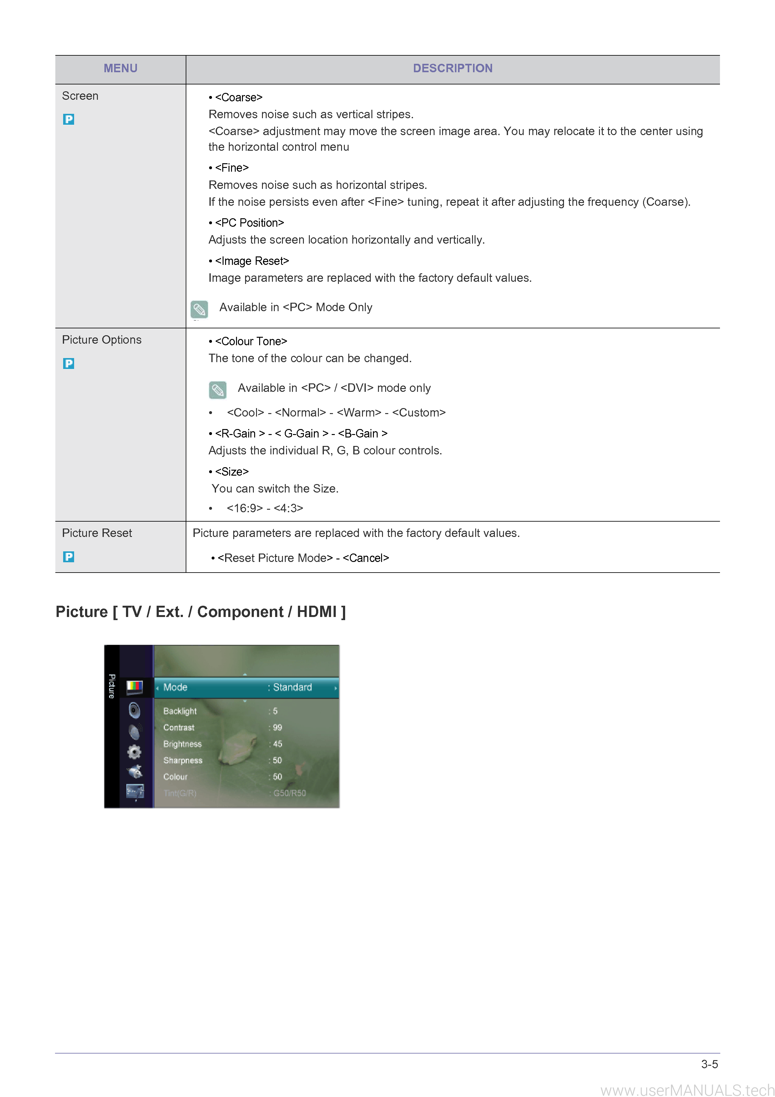 Samsung Syncmaster 2033hd User Manual, Page: 4