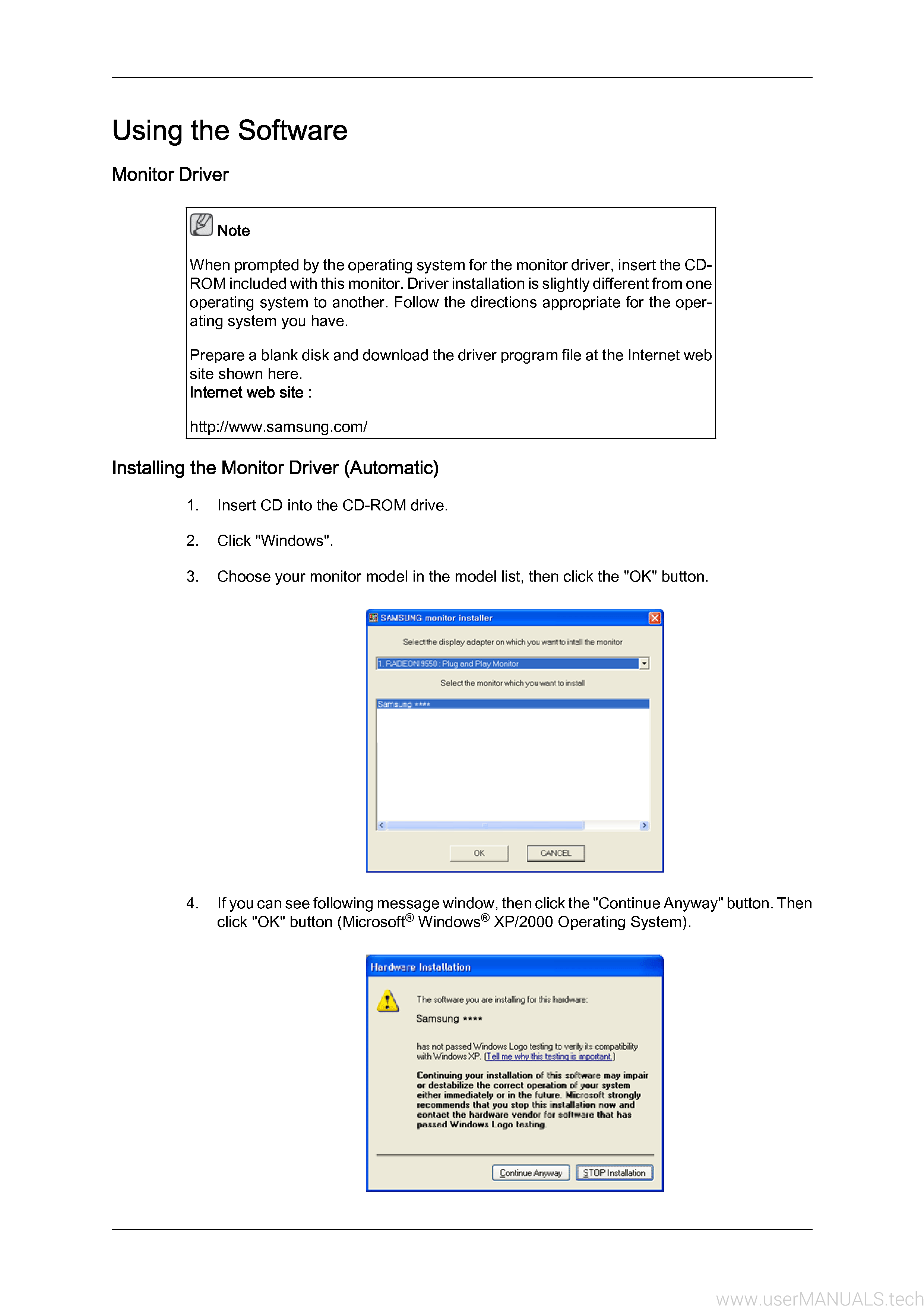 samsung syncmaster ta350 software update