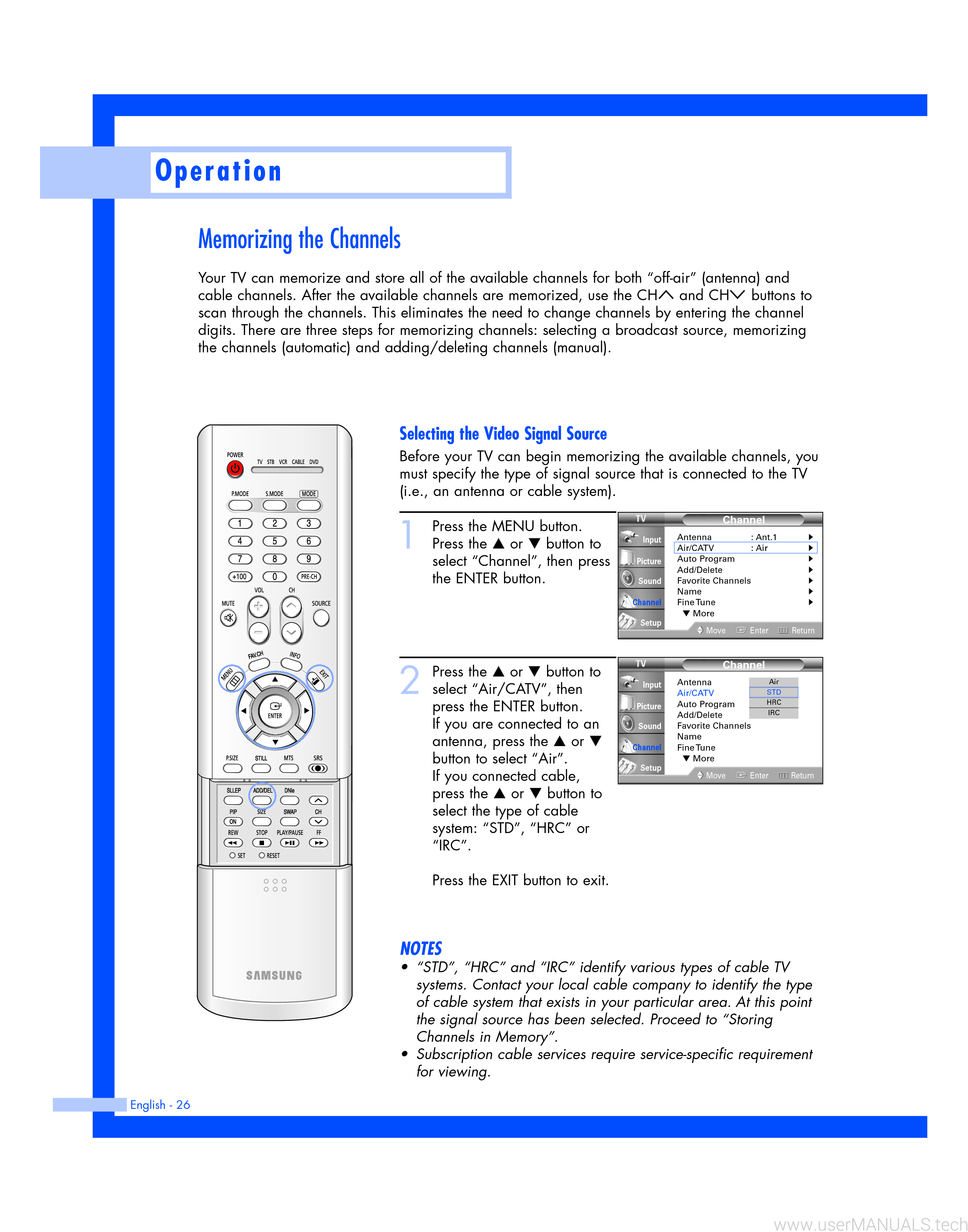 Samsung DLPTV HL-P5085W HL-P5685W User Manual, Page: 3