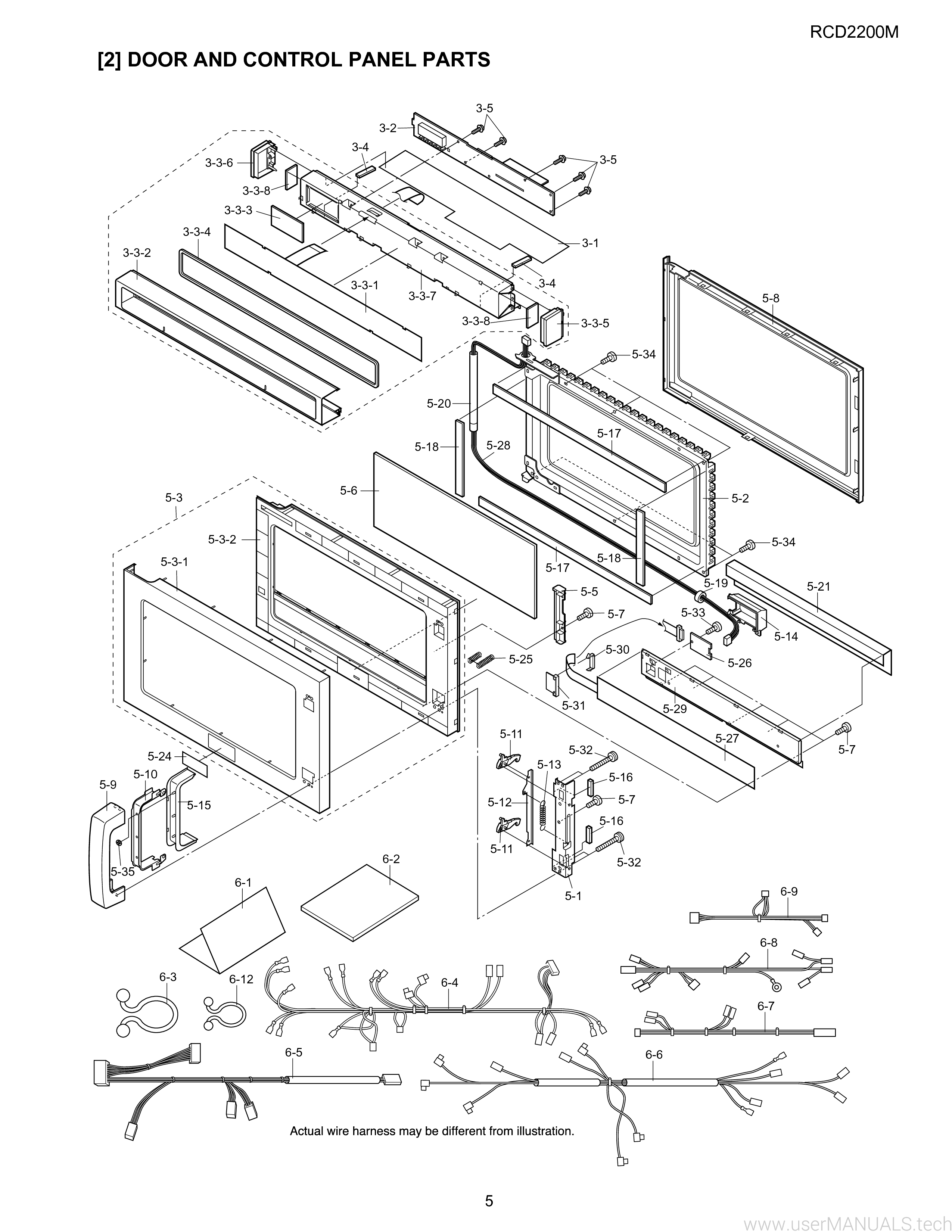 Sharp R-cd1800m Service Manual, Page: 5