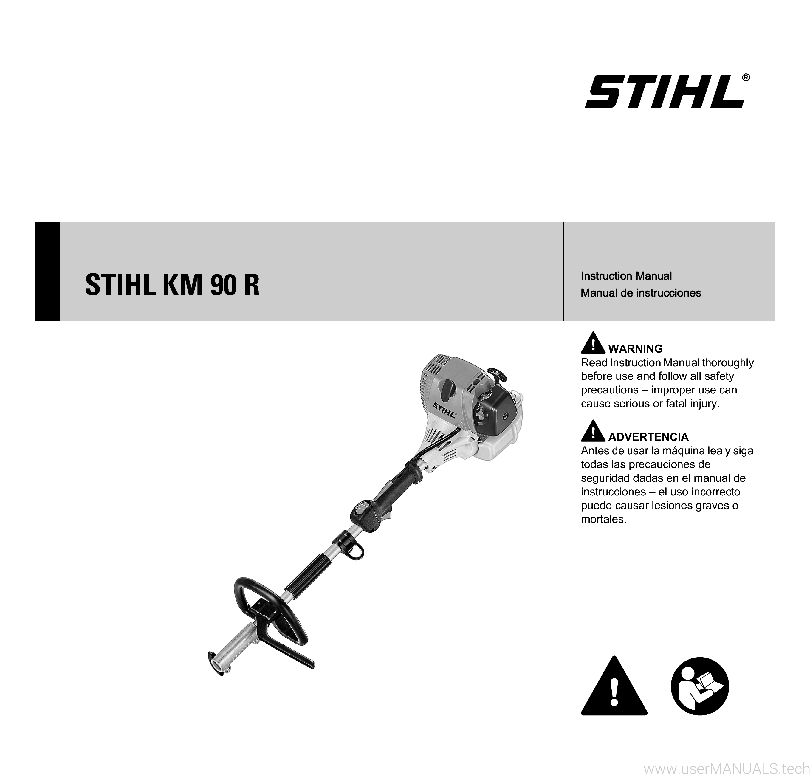 Stihl Km 90 R Owners Manual