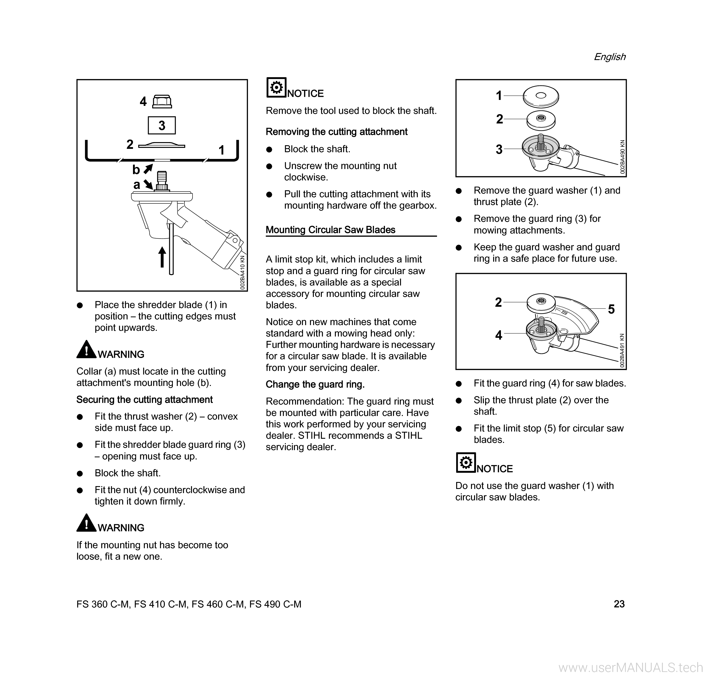 Stihl Fs 410 C Instruction Manual, Page: 3