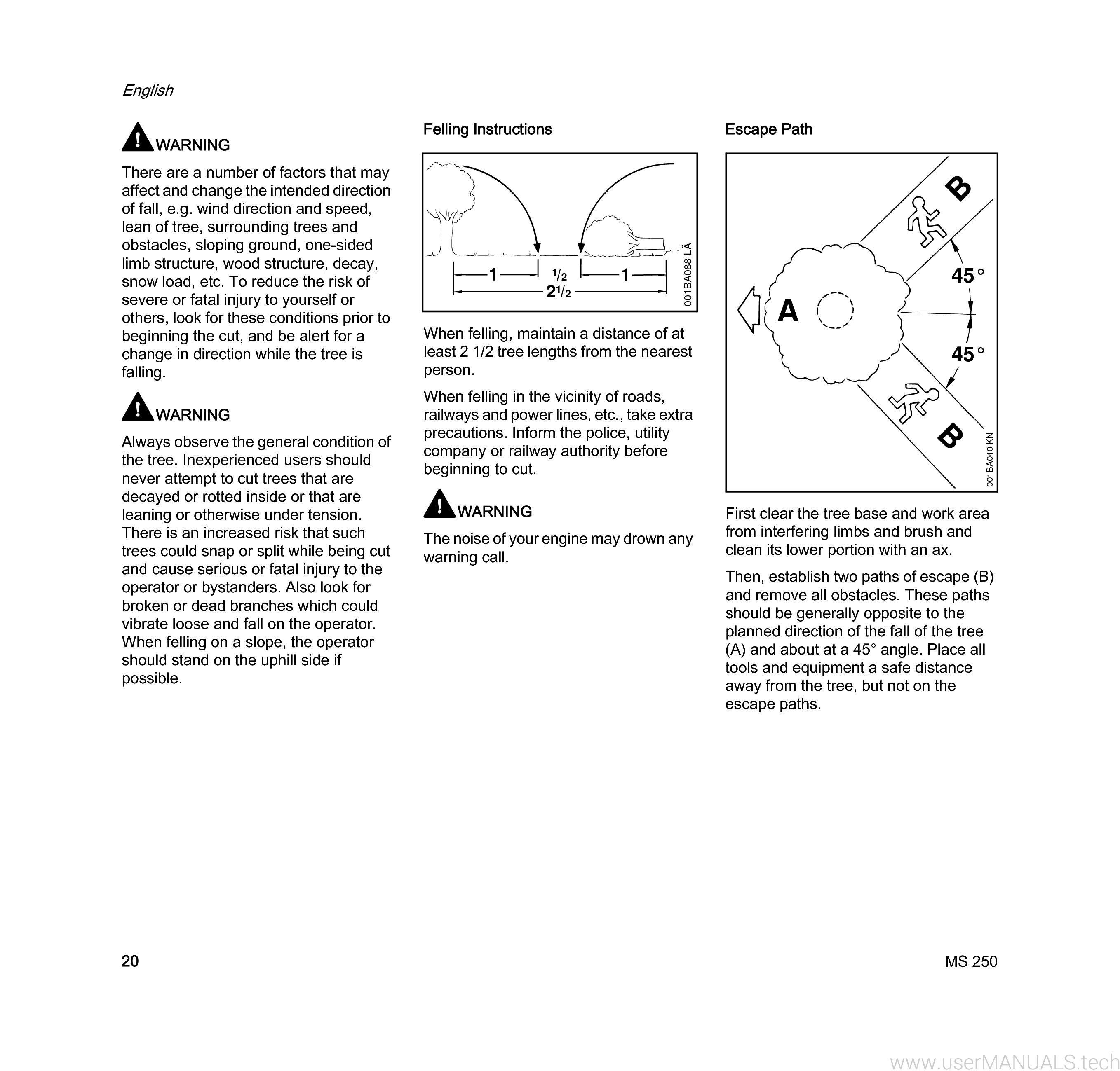 Stihl Ms 250 C Manual, Page 3