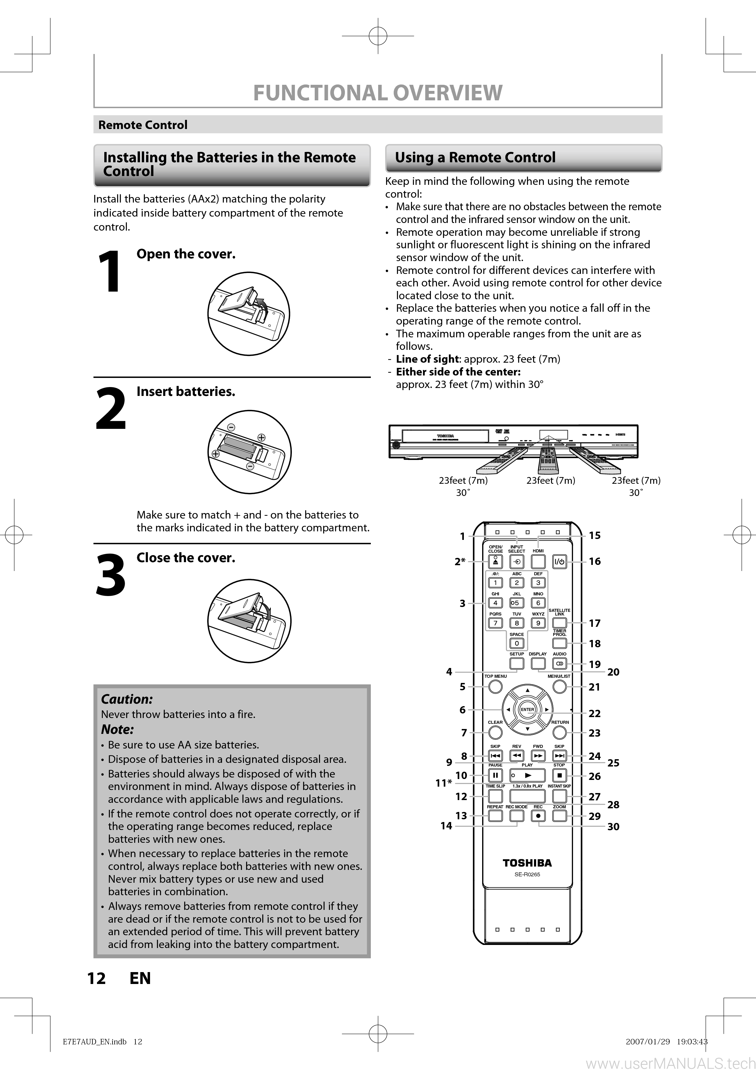 Toshiba D-r400 Manual, Page: 2