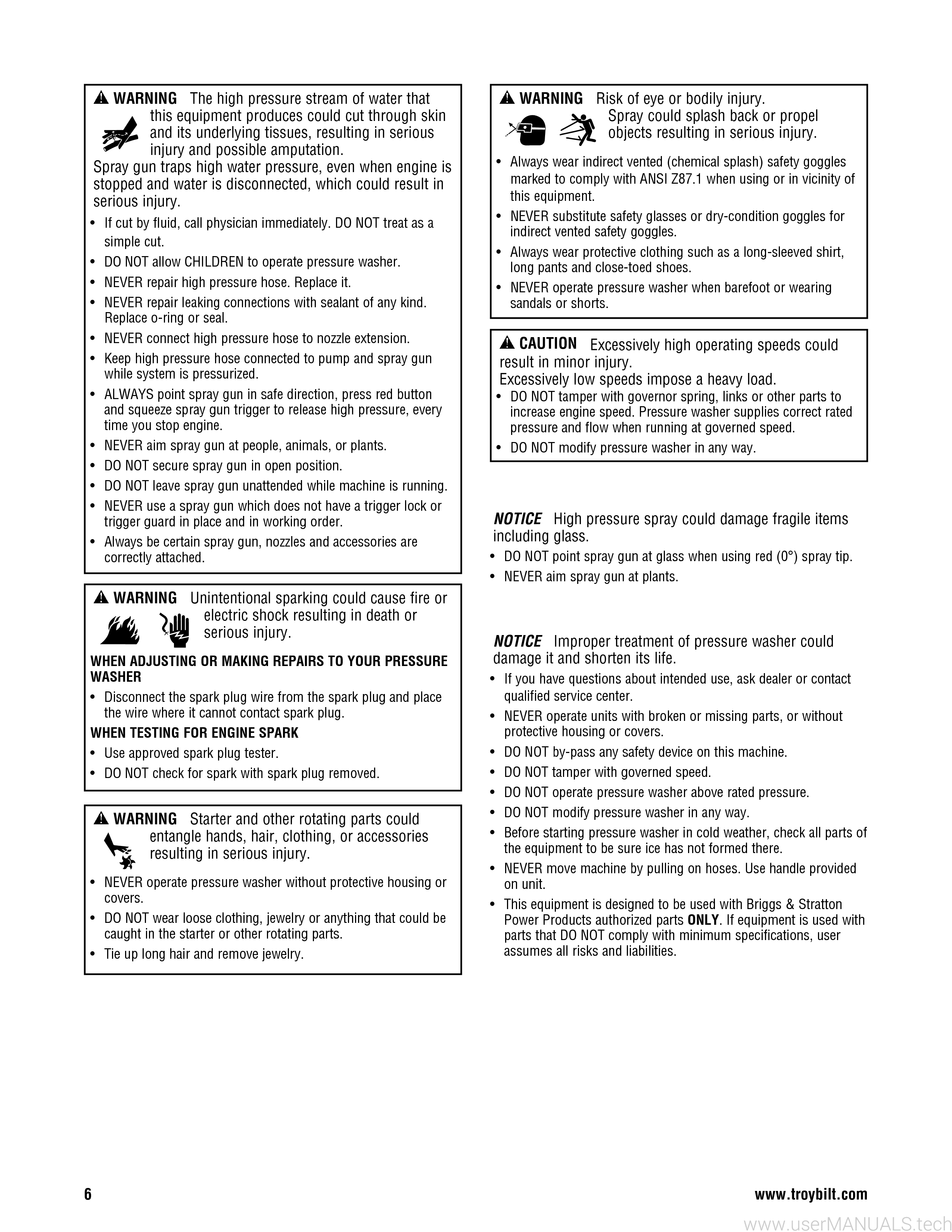 Troy-Bilt Pressure Washer 3000 Psi 27 Manual