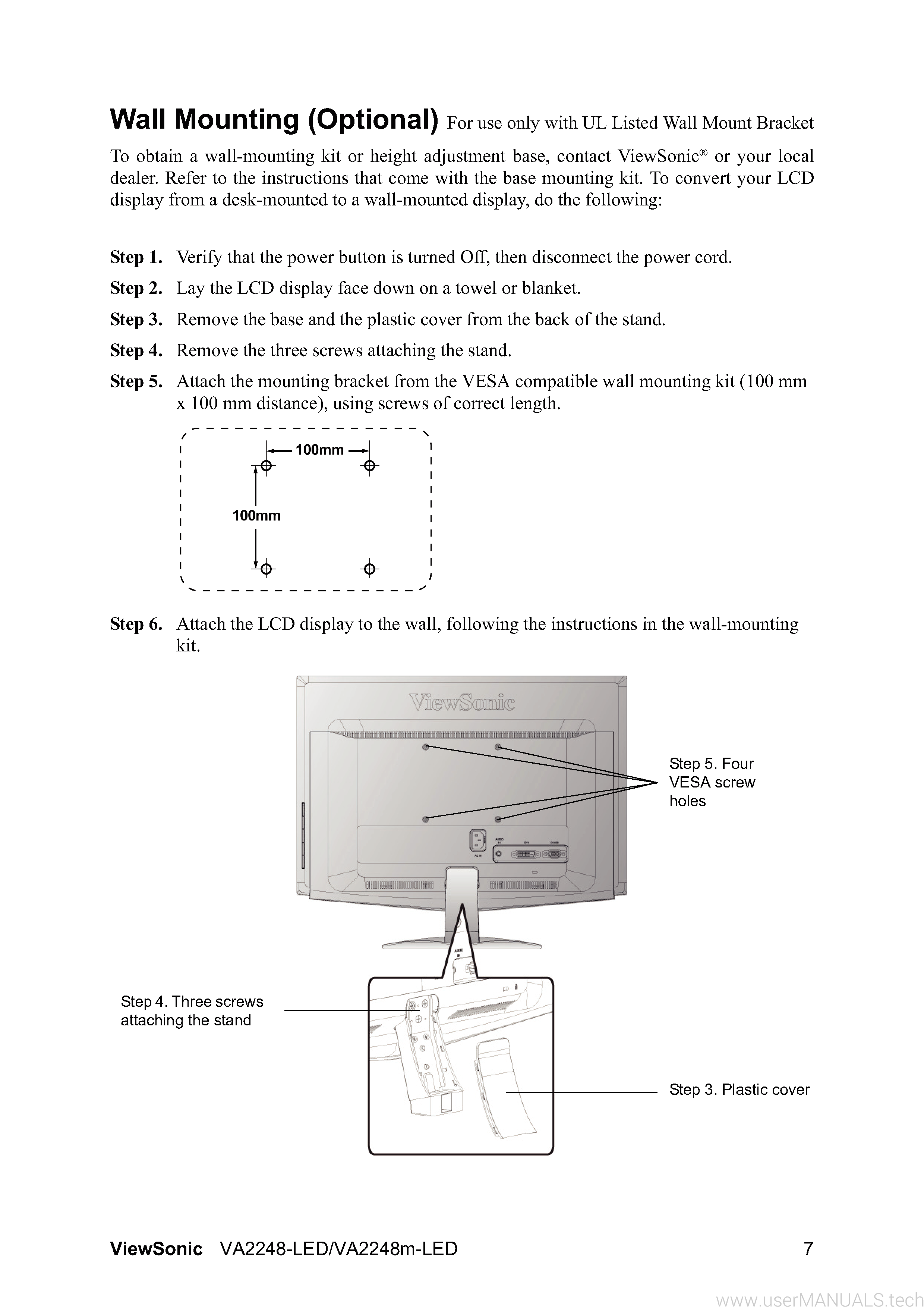 ViewSonic VA2248m LED Manual