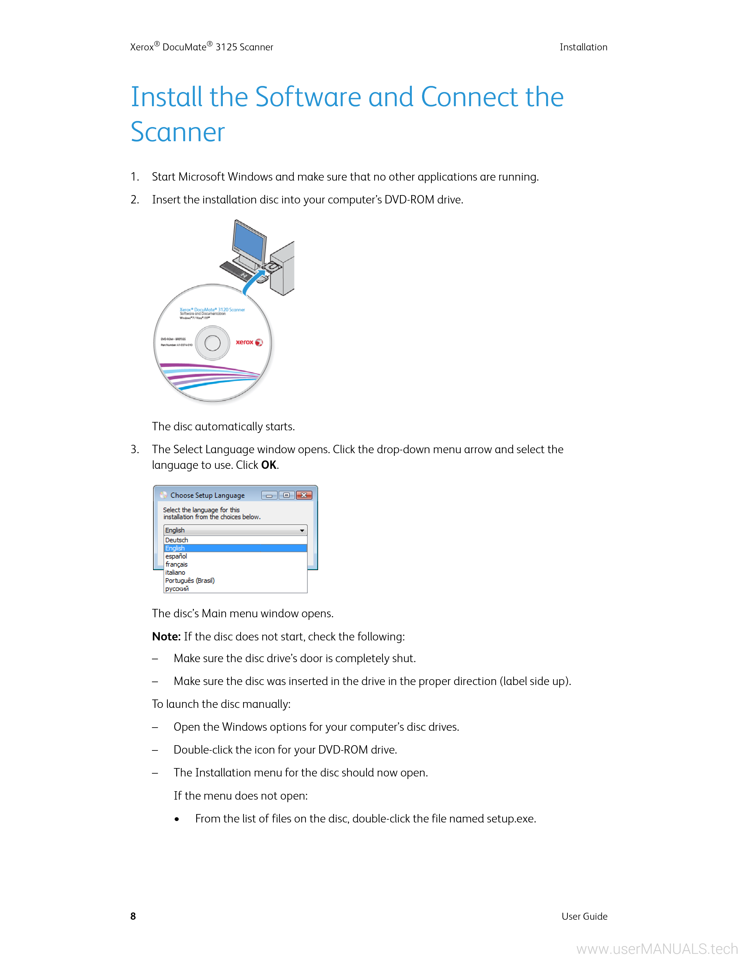 Сканер xerox documate 3125 ошибка e4