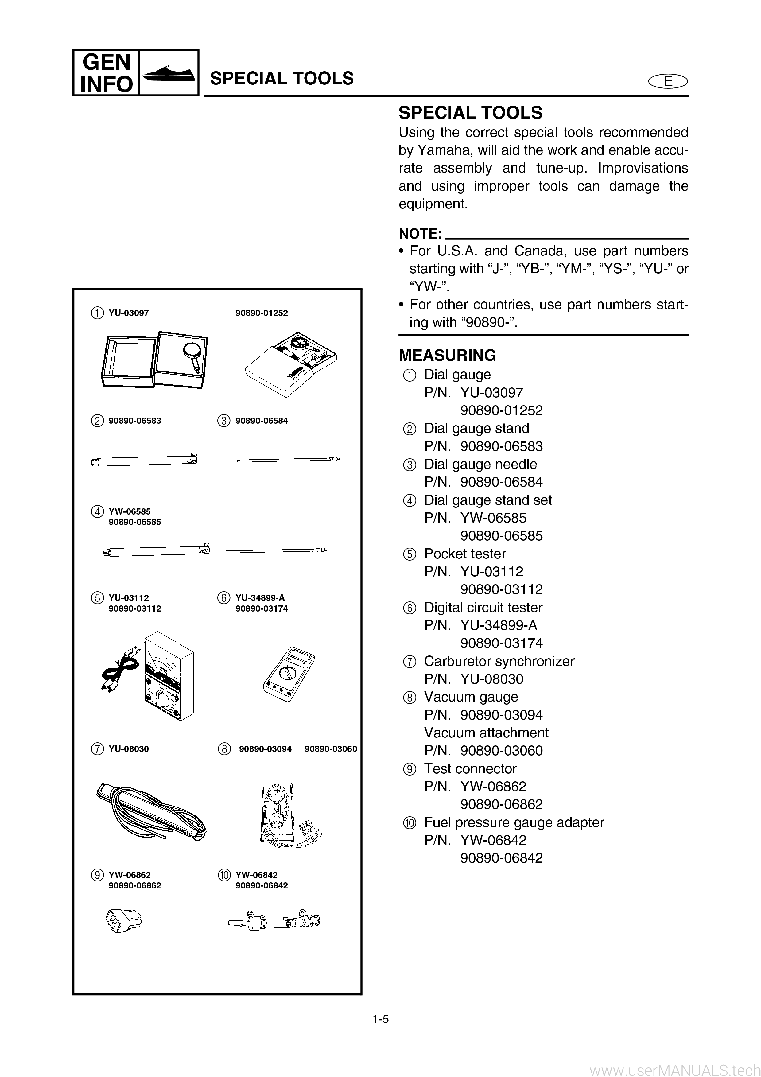 Yamaha Waverunner 3 Manual, Page: 2