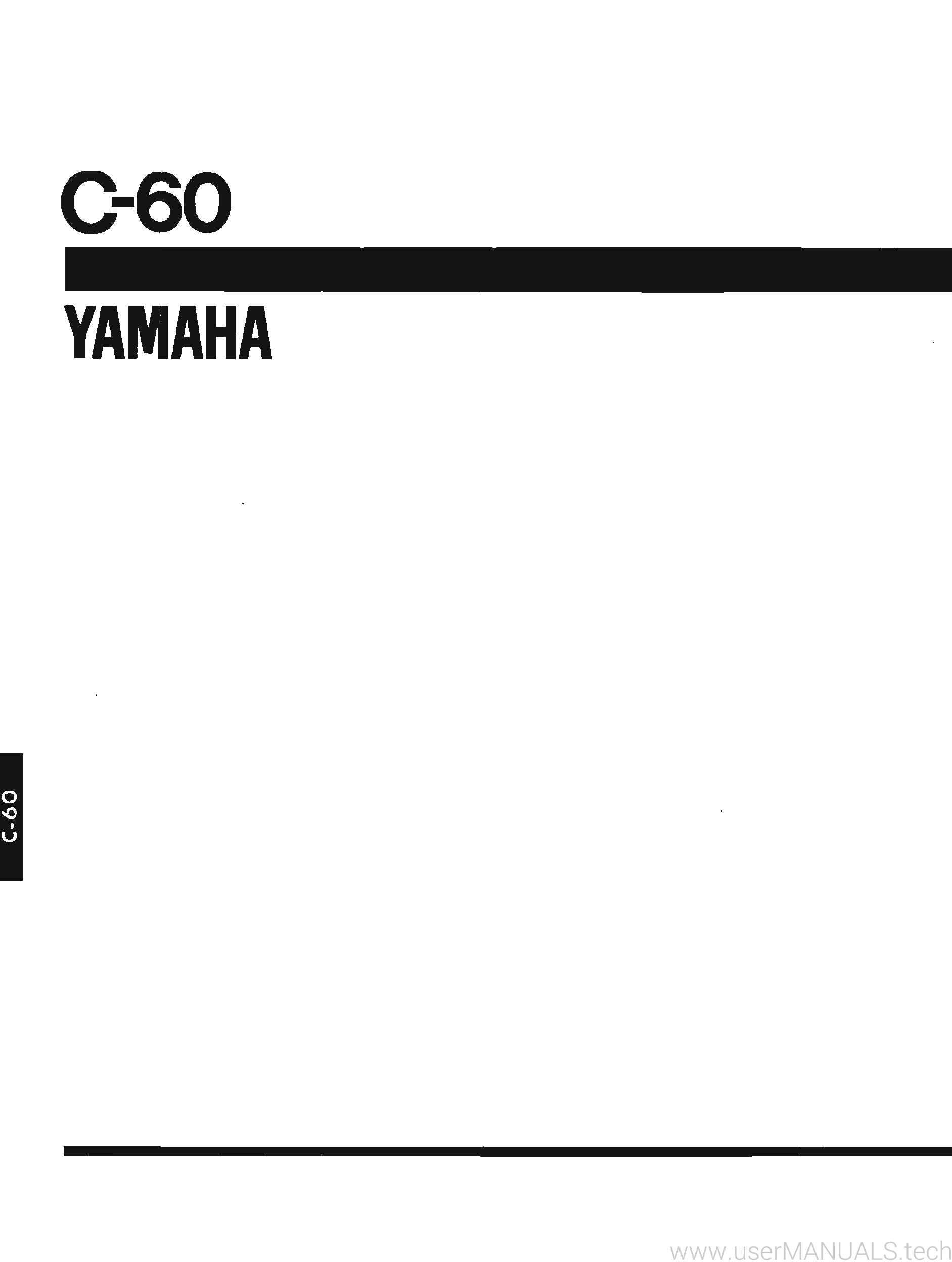 Yamaha C-60 Service Manual, Page: 2