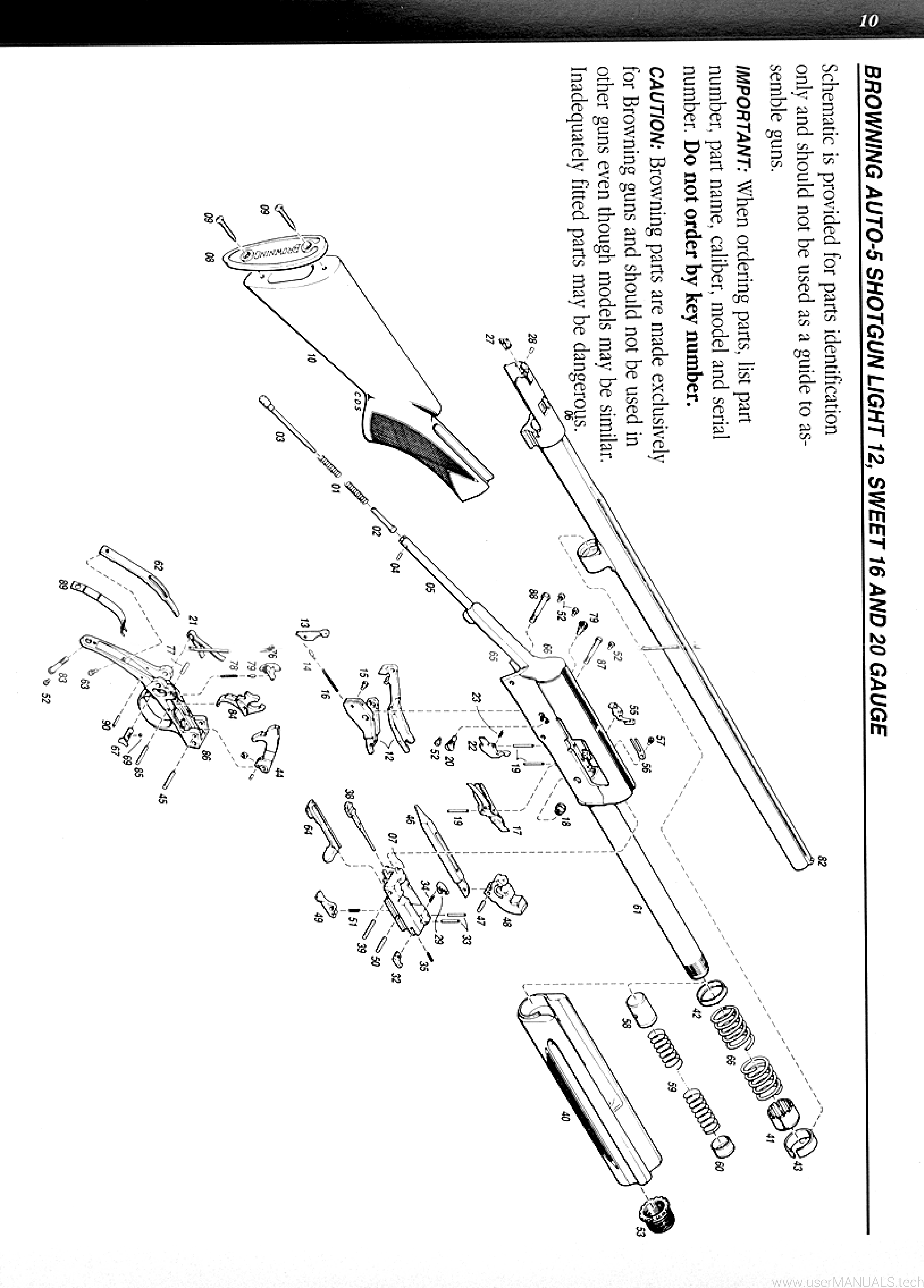 Browning Auto- 5 Light 12 And 20 Gauge Owners Manual, Page: 2