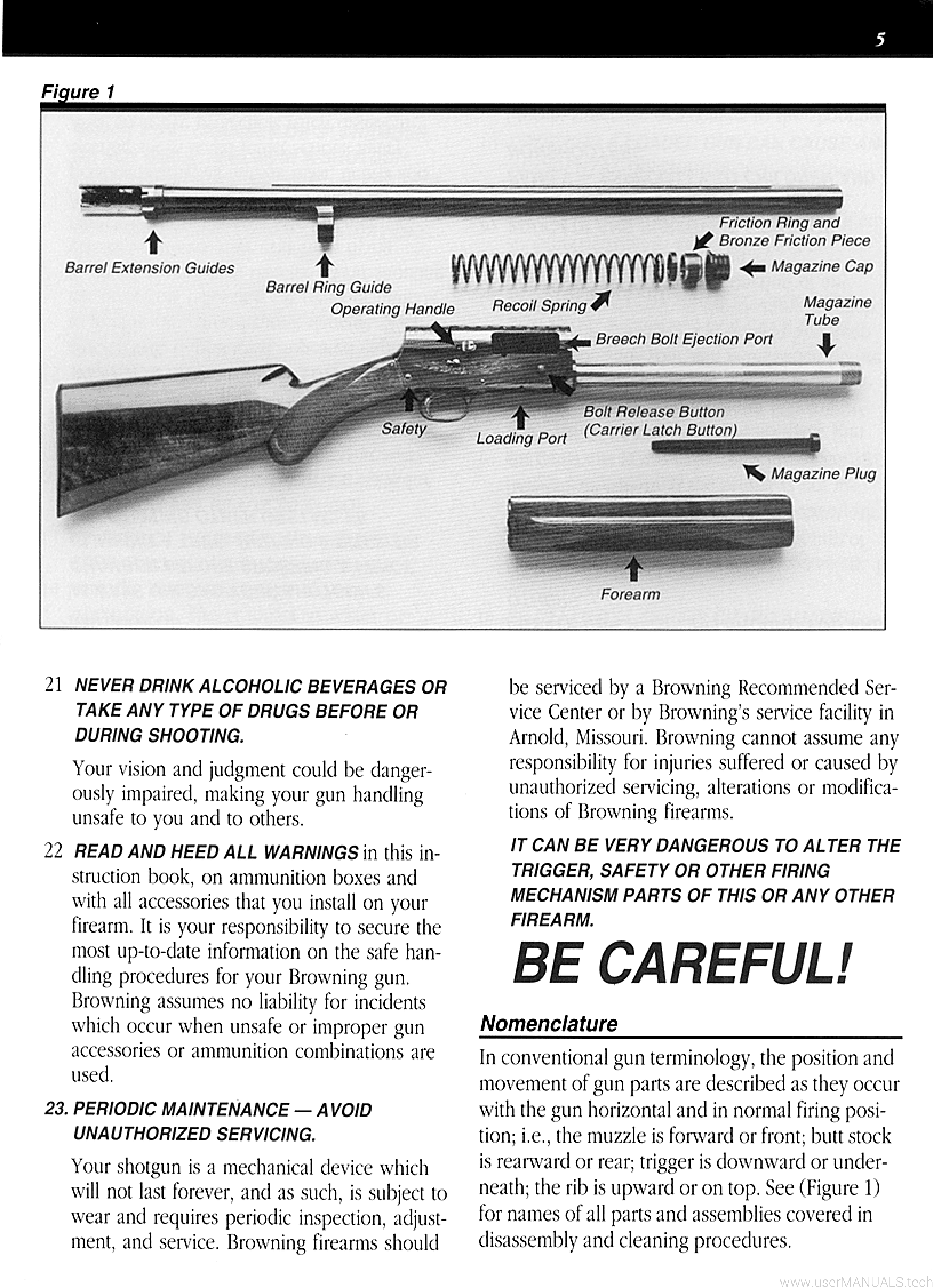 browning a5 light 12 manual