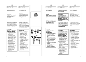 Page 33IT
6465
CAPITOLO 10
IL PRODOTTO
ATTENZIONE: 
se deve lavare tappetoni,
copriletti o altri indumentipesanti é bene non
centrifugare. 
Indumenti e biancheria di 
lana, per poter essere lavati
in lavatrice, devono essere
contrassegnati con il
simbolo “Pura  Lana  Vergine”
e avere inoltre l’indicazione
“Non infeltrisce” oppure
“Lavabile in lavatrice”.
ATTENZIONE: Durante la selezione si
assicuri che:
- nella biancheria da
lavare non vi siano oggetti metallici (ad
esempio fermagli, spille
di sicurezza,...