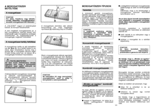 Page 51101
MOSOGATÓSZER-TÍPUSOK TablettákA különbözŒ gyártók mosogatószer- tablettái különbözŒ sebességgel oldódnakfel, ezért elŒfordulhat, hogy a rövid programokesetében egyes mosogatószer-tablettáknem elég hatékonyak, mivel nem tudnakteljesen feloldódni. Tabletták használataesetén a mosogatószer teljes felhasználásaérdekében hosszabb programok alkalmazásátjavasoljuk.   FONTOS! A megfelelŒ eredmény eléréseérdekében a tablettákat NEMközvetlenül a teknŒben, hanem amosogatószer-tartály mosórészébenKELL...