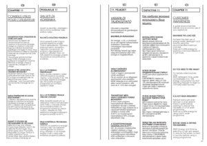 Page 326263
FR
CHAPITRE 11CONSEILS UTILESPOUR L
’UTILISA
TEUR
SUGGESTION POUR L’UTILISATION DE
VOTRE LAVE-LINGE
Dans le souci du respect de
l’environnement et avec le
maximum d’économie d’énergie,
charger au maximum votre lave-
linge pour éliminer les éventuels
gaspillages d’énergie et d’eau. Nous
recommandons d’utiliser la capacité
maximale de chargement de votre
lave-linge.
Vous pouvez ainsi économiser
jusqu’à 50% d’énergie si vous
pratiquez le chargement maximal.
Effectuez un lavage unique à
l’opposé de 2...