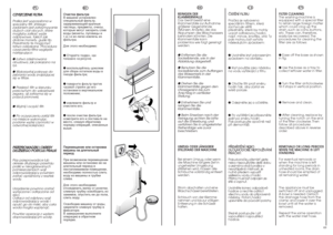 Page 3569
DE
REINIGEN DER 
KLAMMERNFALLE
Das Gerät besitzt eine
Klammernfalle zur Aufnahme
größerer Gegenstände
(Münzen, Knöpfe), die das
Abpumpen des Waschwassers
behindern könnten. Die
Klammernfalle kann
problemlos wie folgt gereinigt
werden:
● Entfernen Sie die
Sockelblende, wie in der
Abbildung dargestellt.● Benutzen Sie die
Sockelblende zum Auffangen
des Wasserrests in der
Klammernfalle.● Drehen Sie die
Klammernfalle gegen den
Uhrzeigersinn bis zum
Anschlag in vertikaler
Stellung.● Entnehmen Sie und...