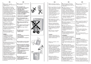 Page 712
13
PL
● Nie wolno uãywaç
adapter
ów, ani rozgaäëãiaczy
elektrycznych.
● To urzàdzenie nie jest
przeznaczone do obs∏ugi
przez dzieci lub osoby nie
posiadajàce wiedzy do jego
u˝ytkowania, chyba ˝e
pozostajà pod nadzorem lub
zosta∏y przeszkolone w
zakresie obs∏ugi urzàdzenia
przez osob´ odpowiedzialnà
za ich bezpieczeƒstwo.
Prosz´ nadzorowaç dzieci tak
aby nie bawi∏y si´ urzàdzeniem.● W celu wyjëcia wtyczki z
gniazdka sieciowego nie
naleãy ciågnåc za kabel
zasilajåcy ani pociågaç
samego urzådzenia. ● Nie...