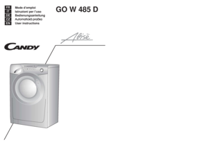 Page 1Mode d’emploi
Istruzioni per l’uso
BedienungsanleitungA Au
ut
to
om
ma
at
ti
ic
ck
ká
á 
 p
pr
ra
aö
ök
ka
aUser instructions
FR
IT
DE
CZ
EN
GO W 485 D
 
