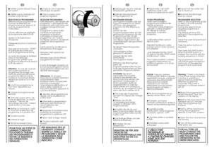 Page 397677
EN
● Ensure that the water inlet
tap is turned on.
● And that the discharge
tube is in place.
PROGRAMME SELECTION
Refer to the programme guide
to select the most suitable
programme.
Turning the selector knob
required programme is
activate.
The display will show the
settings for the programme
selected.
Adjust the wash temperature if
necessary.
Press the option buttons (if
required)
Then press the START button.
When the START button is
pressed the machine sets the
working sequence in motion.
The...