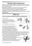 Page 40 
 
40
Electricity supply and safety advice 
Washing machines are supplied to operate at a voltage of 220-240V, 50 Hz single-phase. 
Check that the conductor is powerful enough to supply at least 3.0 kW, then connect the 
plug to a 10A earthed socket. 
After installation, the appliance must be positioned so that the plug is accessible. 
Check that the electricity supply to your home has an earthing system. 
The socket in your home and the plug on the appliance must be of the same type. 
It is generally...