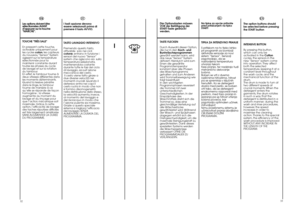 Page 1732
I
EN
The option buttons should be selected before pressingthe START button INTENSIVE BUTTON By pressing this button, which can only beactivated in the  
Cotton 
cycles, the sensors in thenew “Sensor” system  comeinto operation. They affectboth the selectedtemperature, keeping it at aconstant level throughoutthe wash cycle, and themechanical function of thedrum.The drum is made to turn attwo different speeds atcrucial moments. When thedetergent enters thegarments, the drum rotatesin such a way that...
