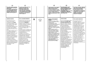 Page 1732
33
G
EN
The option buttons should be selected before pressing theSTART buttonIf an option is selected that is not compatible with theselected programme thenthe light on the button firstflashes and then goes off. INTENSIVE BUTTON By pressing this button, which can only beactivated in the  
Cotton 
cycles, the sensors in thenew “Sensor” system  comeinto operation. They affectboth the selectedtemperature, keeping it at aconstant level throughoutthe wash cycle, and themechanical function of thedrum.The...