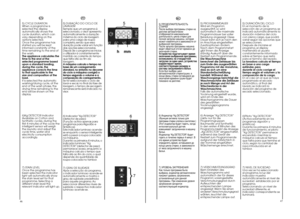 Page 2446
47
{
5
6}
7
h
mm
EN 
5) CYCLE DURATION When a programme isselected the displayautomatically shows thecycle duration, which canvary, depending on theoptions selected.Once the programme hasstarted you will be keptinformed constantly of thetime remaining to the end ofthe wash.The appliance calculates thetime to the end of theselected programme basedupon a standard loading,during the cycle, theappliance corrects the timeto that applicable to thesize and composition of theload.If is selected the...