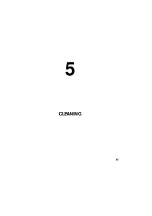 Page 61CLEANING
61
5
USER 35 US 23/1 -2  1/20/98  19:46  Page 61 