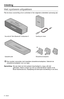 Page 748 - Dutch
Het systeem uitpakken
Pak de doos voorzichtig uit en controleer of de volgende onderdelen aanwezig zijn:
SoundLink® Mini Bluetooth®-luidspreker IIVoeding en snoer
OplaadhouderWisselstroomadapters 
Kan worden verzonden met meerdere wisselstroomadapters. Gebruik de 
wisselstroomadapter voor uw regio.
Opmerking:  Als een deel van het systeem beschadigd is, mag u dit niet gebruiken. Neem contact op met uw erkende Bose®-dealer of de 
Bose-klantenservice. Raadpleeg de beknopte handleiding in de...