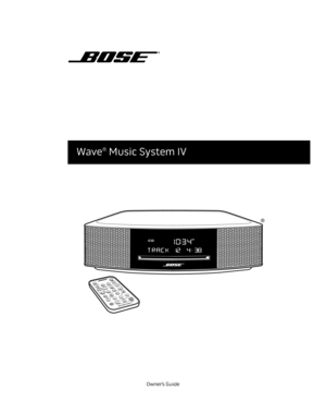 Page 1Wave® Music System IV
Owner’s Guide
® 