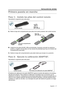 Page 35Español – 17
INSTALACIÓN DEL SISTEMA
Primera puesta en marcha
Paso 1: Instale las pilas del control remoto
Necesitará lo siguiente para este paso:
A. Retire la tapa del compartimento para pilas de la parte posterior del control remoto. 
B. Instale las dos pilas AA (IEC  LR6) suministradas, haciendo coincidir los extremos 
positivo y negativo de las pilas con las marcas de polaridad que ha y en el interior del 
compartimento para pilas.
C. Deslice la tapa  del comportamiento para pilas hast a que encaje...