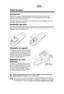 Page 8
English
Deutsch
Français
Arabic Español
Italiano
Thai Nederlands
S. Chin Korean
PRISE EN MAIN
Introduction
Merci d’avoir acquis la télécommande  rétro-éclairée Premium pour votre 
système musical Bose® Acoustic Wave® II. Nous espérons que votre plaisir 
d’écoute sera en core plus grand.
Déballez l’appareil avec précaution et conservez tous les emballages pour une 
éventuelle utilisation ultérieure.
Installation des piles
Ouvrez le compartiment à piles en soulevant le loquet comme illustré ci-dessous....