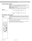 Page 21AM199736_06_V.pdf October 29, 2001 19
Operating Your Lifestyle® 30 System
Figure 18
The music center controlsON
OFFVOLUMESTORE/IPLAY/PAUSE
SOURCE
SELECTERASE
SKIP
NEXT DISCTUNEI
The music center controls
The music center function keys are described on page 20. Use the following special music
center keys to tune the radio, set station presets, and scan a CD (Figur e 18).
TUNE 
/ - Lowers or raises the frequency setting of the radio (stations). In CD mode,
initiates a fast scan of the current CD.
STORE or...