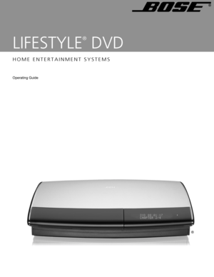 Page 1HOME ENTERTAINMENT SYSTEMS
2SHUDWLQJ*XLGH
Š
LIFESTYLE
®
 DVD 