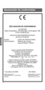 Page 562
Españo
l
DECLARACIÓN DE CONFORMIDAD
La empresa
Bose Corporation, The Mountain, Framingham, MA 
01701-9168 EE.UU.
asume la responsabilidad exclusiva 
de que el producto:
   Equipo:  Lector de CD/Auriculares
   Denominación: Sistema de música 
para CD Bose
® TriPort®
según la directiva EMC 89/336/EEC 
y el artículo 10(1) de la misma, 
se ajusta a las siguientes 
normas o documentos:
   Disposiciones técnicas: EN 55013, EN 55020
EN 61000-3-2, -3-3, -4-2, -4-4, -4-5
&
según la directiva de bajo voltaje...