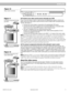 Page 13 AM193147_03_V.pdf December 20, 200111
Figure 10
Music center connectors
Figure 12
Connecting components to the
music center inputs
Cable TV
Setting Up
Laserdisc
VCR
Audio
out
TV Video Audio
out to TV out
(2) To direct your video sound sources through your VCR
If your TV is not a stereo model, or does not have the appropriate outputs, connect your
stereo VCR to the music center. Use the VCR as a tuner to select other connected sound
sources. See Figure 11.
•Connect your home theater components to the...