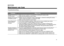 Page 1919
Tab 6, 14English Tab 2, 10 Tab 3, 11 Tab4, 12 Tab 5, 13Tab 8, 16Tab2, 7, 15
MAINTENANCE AND CARE
Troubleshooting
ProblemWhat to do
Speaker will not turn 
on (AC power) Make sure your system is connected
 to a working AC (mains) outlet.
 Make sure the protective cover is open.
Speaker will not turn 
on (battery power)  Battery may be in protection mode or di
scharged – connect to working AC (mains) 
outlet to restore the battery to operational mode.
 Make sure the protective cover is open.
Paired...