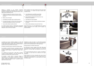 Page 31
italianonorsk
31
BILDEINNSTILLINGER
REGOLAZIONI DELL’IMMAGINE
A
B
E
D
C
Collocare il proiettore su una superfi  cie  orizzontale, 
preferibilmente direzionato direttamente verso lo schermo di 
proiezione. Il proiettore deve essere alla giusta distanza, entro il 
raggio d’azione dell’obiettivo zoom.
A   ZOOMare l’immagine fi  no a ottenere il formato corretto.    
  Se non si riesce a ottenere la dimensione giusta, spostare il  
 proiettore. 
B   Mettere a fuoco l’immagine. 
C   Per raddrizzare...