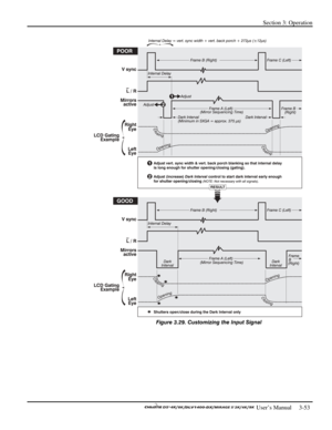 Page 75Section 3: Operation 
 
  
 User’s Manual     3-53. 
 
Figure 3.29. Customizing the Input Signal  