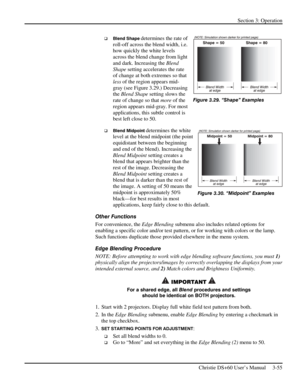 Page 79Section 3: Operation 
 
Christie DS+60 User’s Manual     3-55  
