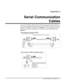 Page 113Appendix C 
Serial Communication 
Cables 
 
   Christie DS+60 User’s Manual    C-1 
A serial link of RS232 or RS422 enables ASCII communication with the projector so 
that it can be controlled remotely from a PC or other controller. From a PC, connect a 
standard 9-wire RS232 serial cable to the 
RS232 IN port. Or, for long-distance (>100 
ft.) links with an RS422-compatible PC or controller, connect RS422 cable to the 
RS422 port. 
 
 
  