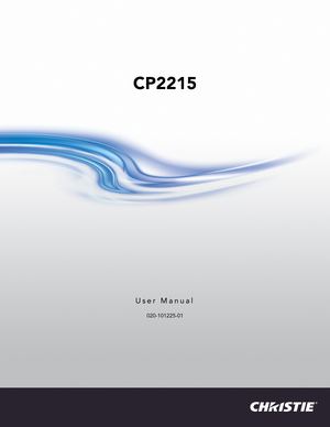 Page 1CP2215
User Manual
020-101225-01 