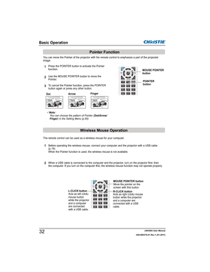 Page 34LWU505 User Manual
020-000374-01 Rev.1 (01-2011)
3Note:
