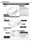 Page 77
PREPARATION
NAME OF EACH PART OF PROJECTOR
BOTTOM
BACK
HOT AIR EXHAUSTED !
Air blown from Exhaust Vents is hot.
When using or installing the projector,
the following precautions should be
taken.
Do not put any flammable object near
the vent.
Keep front grill at least 3’(1m) away from
any object, especially heat-sensitive
object.
Do not touch this area, especially
screws and metallic parts.  This area will
become hot while a projector is used.
This projector detects internal
temperature and...