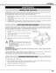 Page 4141
APPENDIX
CLEANING PROJECTION LENS
Apply a non-abrasive camera lens cleaner to a soft, dry cleaning cloth.  Avoid using an excessive amount of cleaner.
Abrasive cleaners, solvents or other harsh chemicals might scratch a surface.
When the projector is not in use, replace Lens Cover.
1
3
Lightly wipe a cleaning cloth over Projection Lens.2
Follow these steps to clean Projection Lens:
MAINTENANCE
WARNING TEMP. INDICATOR
WARNING TEMP. Indicator flashes red and projector is automatically turned off when an...