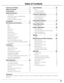 Page 3
3
Table of Contents
Trademarks
Each name of corporations or products in this book is either a registere\
d trademark or a trademark of its respective
corporation.
Features and Design  . . . . . . . . . . . . . . . .2
T able of Contents  . . . . . . . . . . . . . . . . . .3
To  the Owner  . . . . . . . . . . . . . . . . . . . . . .4
Safety Instructions  . . . . . . . . . . . . . . . . .5
Air Circulation 6
Installing the Projector in Proper Directions 7
Moving the Projector 8
Cautions in Handling the...