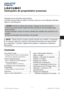 Page 145PORTUGUÊS
1LX41/LW41 Instruções do proprietário 020-000510-01 Rev. 1 (06-2012)
Projector
LX41/LW41
Instruções do proprietário (conciso)
Obrigado por ter adquirido este projector.
Leia este manual antes de utilizar o produto, para que a sua utilização seja feita 
segura e correctamente.
AVISO  ►Antes de utilizar este produto, assegure-se de que lê todos os 
manuais para este produto. Depois da leitura, guarde-os num local seguro para 
futura consulta.
►Tenha atenção a todos os avisos e alertas que constam...