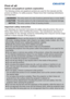 Page 62LX41/LW41 Setup Guide020-000510-01 Rev. 1 (06-2012)
First of  all
Entries and graphical symbols explanation
The following entries and graphical symbols are used for the manuals and the 
product as follows, for safety purpose. Please know their meanings beforehand, 
and heed them.
Important safety instruction
The followings are important instructions for safely using the product. Be sure to 
follow them always when handling the product. The manufacturer assumes no 
responsibility for any damage caused by...