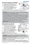 Page 528LX41/LW41 Bedienungsanleitung020-000510-01 Rev. 1 (06-2012)
Einschalten des Geräts
1.  
Prüfen Sie, ob die Netzleitung 
ordnungsgemäß und fest im Projektor 
und in der Steckdose eingesteckt ist.
2.   Achten Sie darauf, dass die POWER-
Anzeige konstant orange leuchtet. 
Entfernen Sie dann die Objektivklappe.
3.   Drücken Sie die STANDBY/ON-Taste am 
Projektor oder der Fernbedienung.
Die Projektionslampe leuchtet und die 
POWER-Anzeige blinkt grün. Ist der Projektor 
betriebsbereit, hört die Anzeige auf...