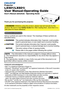 Page 31LX501/LX601i User Manual-Operating Guide 020-000461-01 Rev. 1 (03-2012)
Projector
LX501/LX601i  
User Manual-Operating Guide
User's Manual (detailed) - Operating Guide
Thank you for purchasing this projector.
►Before using this product, please read all manuals for this 
product. Be sure to read Safety Guide ﬁrst. After reading them, store them in a 
safe place for future reference.WARNING
• The information in this manual is subject to change without notice.
• The manufacturer assumes no...