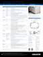 Page 2L X505 (103 -125108 - 01)
Imagebrightness•  5000 ANSI lumens
contrast
•  1000:1 (full on/off)
uniformity
•  90% brightness uniformity (corner to corner)
Display  
technology type
•  3-chip 0.08" Polysilicon TFT active matrix type LCD – Inorganic
native resolution
•  XGA (1024 x 768)
Lamp type
•  Single 275W NSHA
typical life
•  Normal mode: up to 2000hr  •  Eco mode: up to 3000hr
Input signals
•  UXGA, WXGA, SXGA+, SXGA, XGA, SVGA, VGA, MAC•  HDTV formats (720p, 1035i,1080i, 1080p)
pixel clock
•...